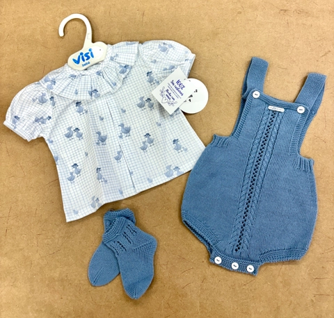 Conjunto 3 piezas  patitos con calcetines bbo