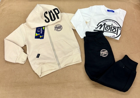 Chandal 3 piezas moist beige